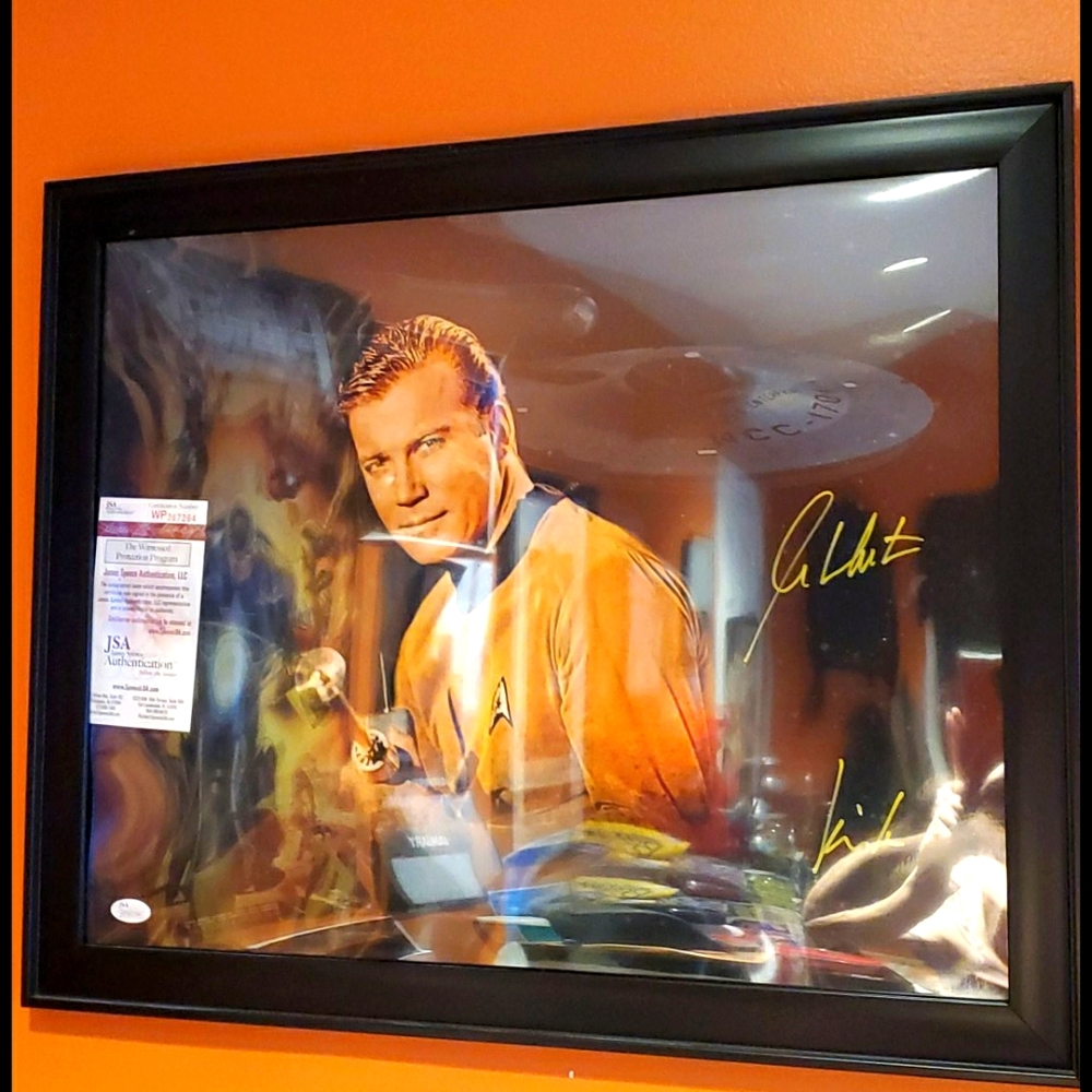 Capt Kirk Autographed photo